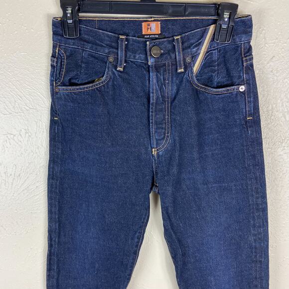 Jean Atelier Dark Wash High Rise Skinny Jeans Size 26 Button Fly - Picture 4 of 11